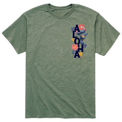 Men's - Lilo and Stitch - Aloha Stitch Short Sleeve Graphic T-Shirt