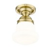 Z-Lite Vaughn 1 - Light Flush Mount in  Luxe Gold - 3 of 4