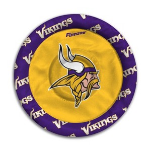 NFL Minnesota Vikings Flimzee Bean-Bag Flying Disc: Polyester, 9.75" Diameter - 1 of 4
