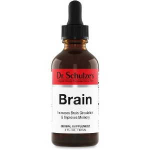 Dr. Schulze's Brain Formula 2 oz. - Vegan and Wild-Harvested -Stimulates Circulation and and Improved Mental Focus - 1 of 4