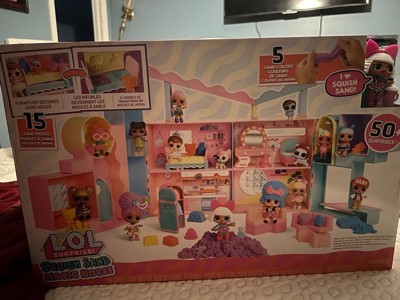 L.O.L. Surprise! Squish Sand Magic House with Tot - Playset with  Collectible Doll Squish Sand Surprises Accessories