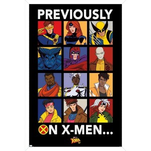 Trends International Marvel X-Men '97 - Previously On The X-Men Framed Wall Poster Prints - 1 of 4