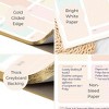 Blu Monaco Gold Edge Desk Pad – Undated Weekly Planner Notepad – 8.5 x 11, 50 Pages – Tear-Off Calendar for Scheduling and Organization - 4 of 4