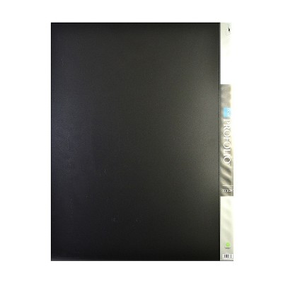 Itoya Art Profolio Storage/Display Book 18" x 24" 24 Pages Black (61781)