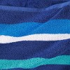 Cool Summer Stripe Oversized Cotton Beach Towel by Blue Nile Mills - 4 of 4