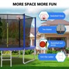 Aukfa Trampoline with Safety Enclosure Net, Outdoor Trampoline Set with Ladder for Backyard Fun for Adults/Kids - 4 of 4