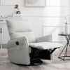 CENGHU Leather Rocking Recliner Chair, 360� Swivel Nursery Rocking Chair, Modern Glider Chair, Single Sofa Chair for Bedroom, Living Room - 2 of 4