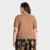 Women's Short Sleeve Cozy Knit T-Shirt - A New Day™ - 2 of 3