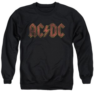 Acdc Hand Drawn Logo Adult Crewneck Sweatshirt - 1 of 4