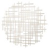 Cheung's Iquara Large Round Metal Wall Art Silver - 4 of 4