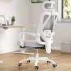 Infurnic Task and Office Chairs, Office Desk Chair with Adjustable Lumbar Support, High Back Chair for Home and Office, Gray, 24.8"*24.8"*49.2" - 2 of 4