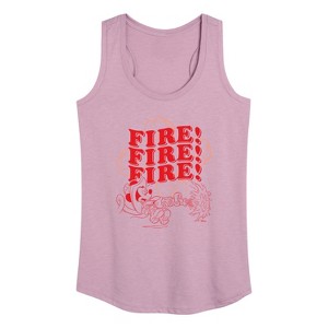 Women's - Disney - Firefighter Mickey Graphic Racerback Tank - 1 of 4