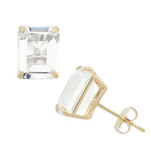 Designs By Gioelli 10K Gold Gemstone Stud Earrings - 1 of 2