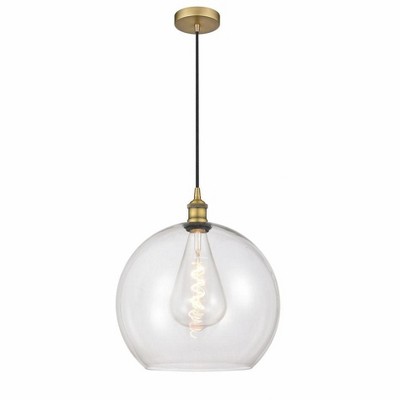 Athens - 1 Light Pendant In Industrial Style-17.38 Inches Tall and 13.75 Inches Wide