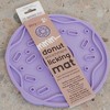 Dexypaws Enrichment Lick Mat: Lilac Donut Delight - Grooved Silicone - 2 of 4