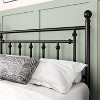 Elegant 14 Inch Metal Bed Frame with Vintage Headboard & Footboard, No Box Spring, Underbed Storage, Quiet & Easy Assembly - 4 of 4