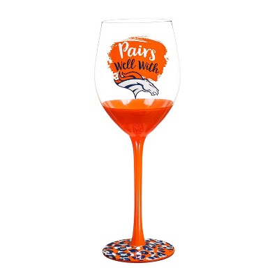 Evergreen Denver Broncos, 17oz Boxed Stemware