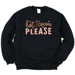 Simply Sage Market Women's Graphic Sweatshirt Hot Cocoa Please - 1 of 3