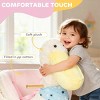 TopComfy Baby Bouncers and Rockers Kids Rocking Toy Duck Design with Ergonomic Seating and Soft Materials for Kids, White, 23.62"*14.96"*22.83" - 3 of 4
