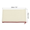 Unique Bargains Canvas Zipper Blank Home Office Travel File Bags 4 Pcs - 2 of 3