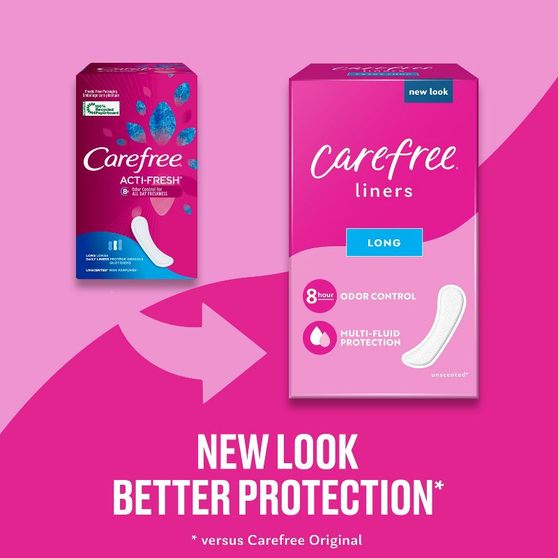 Carefree Unwrapped Unscented Panty Liners, 4 of 12