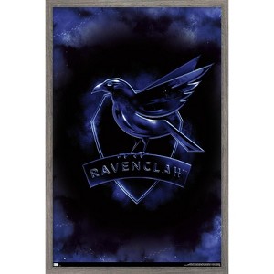 Trends International Harry Potter - Ravenclaw Crest Magic Framed Wall Poster Prints - 1 of 4