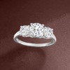 Ross-Simons 2.25 ct. t.w. Moissanite 3-Stone Ring in Sterling Silver - 4 of 4
