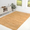JONATHAN Y Griffin Rustic Farmhouse Woven Jute Solid Indoor Area Rug - 4 of 4