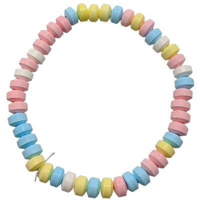 Smarties Candy Necklaces - Individually Wrapped Retro Treats for Parties & Favors - Available in 25, 50, 100 Count Resealable Bags