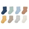 Milkberry Rayon of Bamboo Baby Socks Non-Slip Gripper Newborn to Toddler Currated Gift Packs of 8 pairs - 2 of 2
