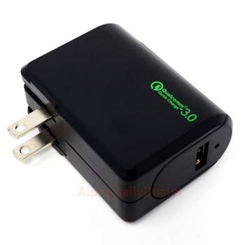 Monoprice Usb Wall Charger 3a With Qualcomm Quick Charge 3.0 Technology,  Black : Target