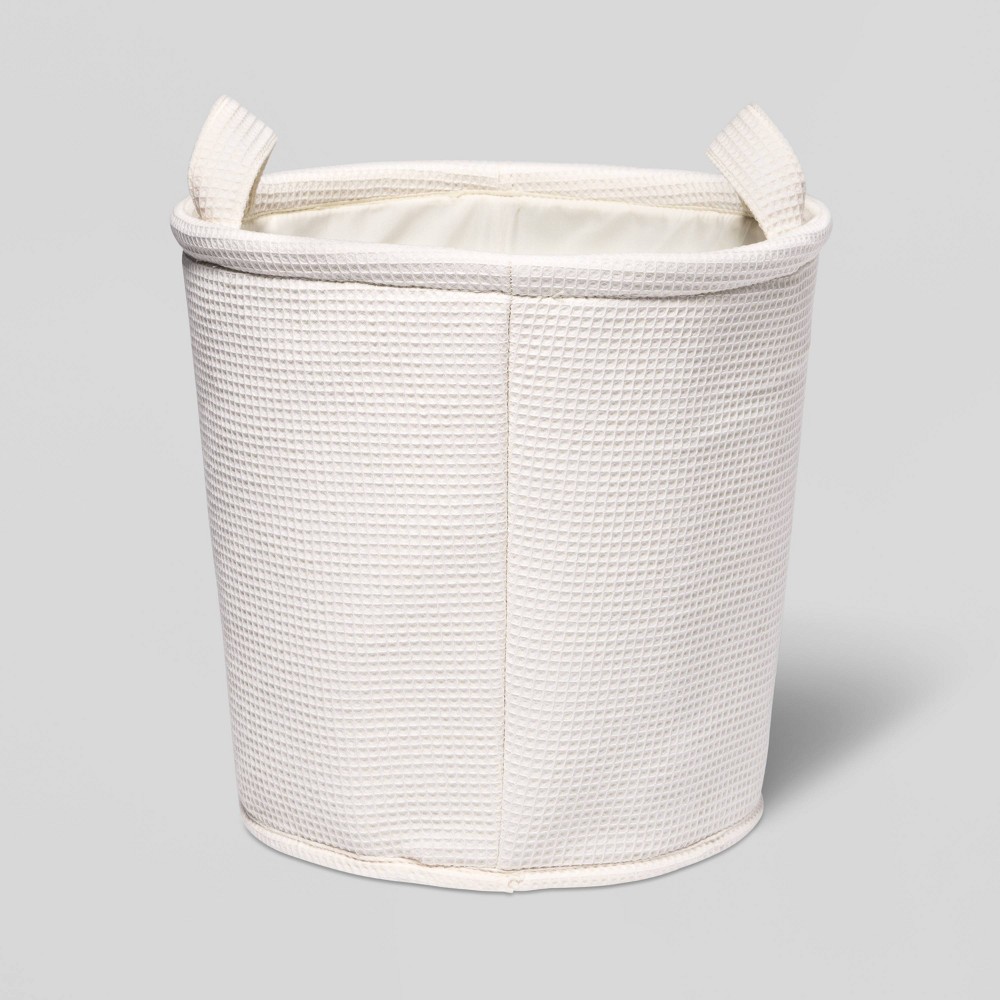 Photos - Other interior and decor Large Waffle Kids' Storage Basket Cream - Pillowfort™