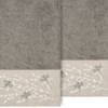 Linum Home Textiles 100% Turkish Cotton BRAELYN Embellished Towel Set - 2 of 2