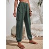 Joggers for Women Loose Drawstring High Waisted Cargo Pants with Pockets - 4 of 4