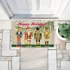 Stupell Industries Classic Nutcrackers Happy Holidays Printed Outdoor Door Mat, design by Paul Brent, 18"x30" - 3 of 4