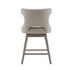CAVINAS Dining Chairs Kitchen Chairs Swivel Counter Height Stool with Solid Wood Frame for Kitchen - 2 of 4