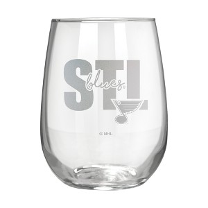 NHL St. Louis Blues The Vino Stemless 17oz Wine Glass - Clear - 1 of 1