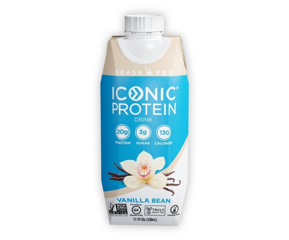 ICONIC Protein Drink - Vanilla Bean - 11 fl oz/4pk