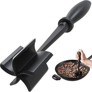 Meat Chopper, Hamburger Grinder, Heat Resistant Smasher for Ground Beef, Burger Grinder - 1 of 4