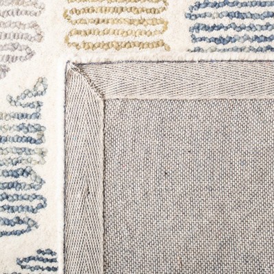 Hand-Tufted Blue Wool & Synthetic 8' x 10' Contemporary Rug