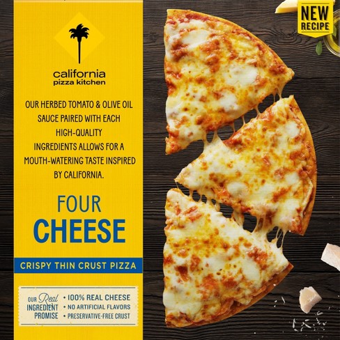 California Pizza Kitchen Thin Crust Frozen Four Cheese Pizza - 13.5oz - image 1 of 4