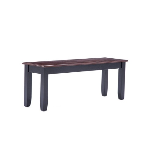 Cherry wood best sale dining bench