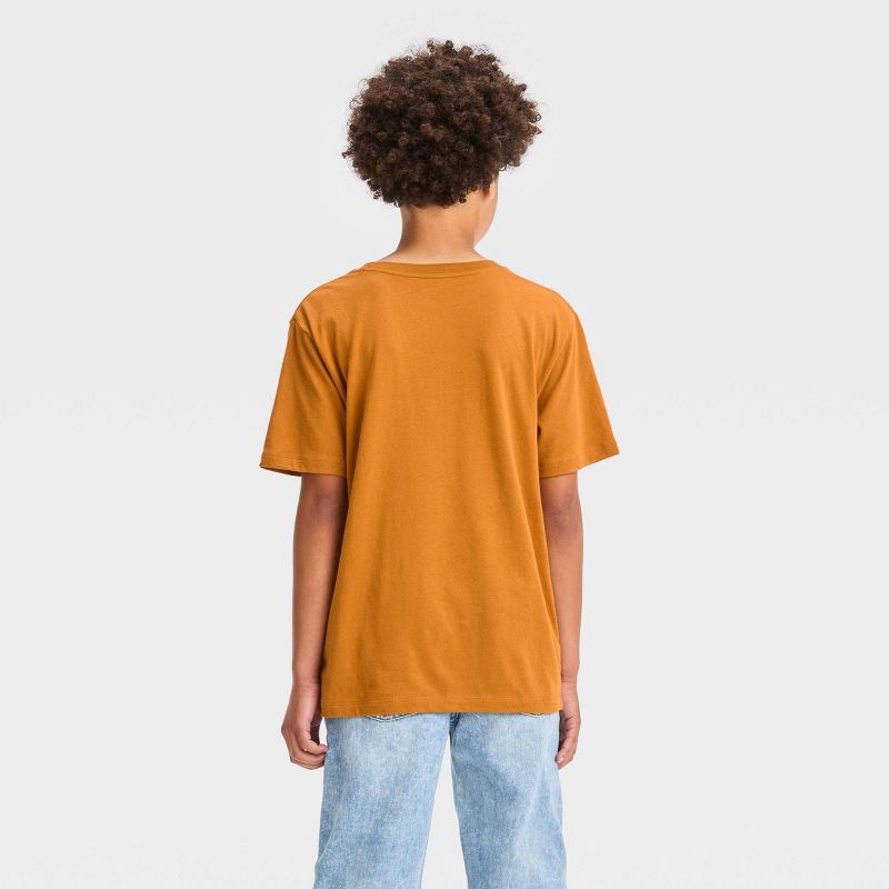 Boys' Bronco Short Sleeve Graphic T-Shirt - art class™ Brown, 4 of 5