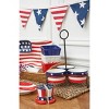 C&F Home 72" Patriotic American Flag Stars & Stripes Hanging Banner Garland - 3 of 4