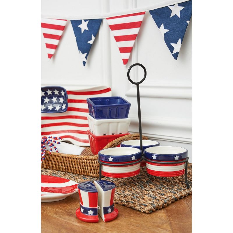 C&F Home 72" Americana July Fourth Patriotic Banner Red White and Blue, 3 of 8