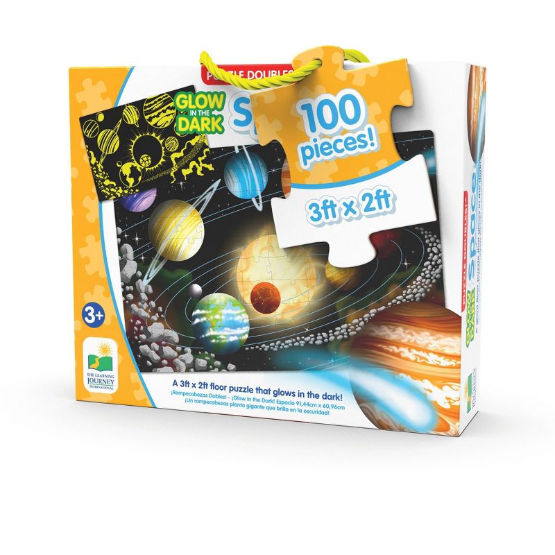 The Learning Journey Puzzle Doubles! Glow in the Dark! Space (100 pieces), 6 of 7