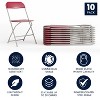Alamont 10pk Plastic Folding Chairs - 3 of 4