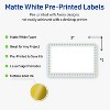 Avery 2" x 3" Labels, Gold Dots with Blue Border, 80 ct - 2 of 4