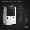 Kesnos 155 Pint Commercial Dehumidifier for Home & Basements up to 7500 sq ft - 3 of 4