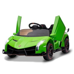 2 Seater Ride On Car for Kids, 12V Cruiser Car, Battery Powered Electric Car w/Remote Control,  LED Lights, Music Player, Gift for Boys Girls 3-8 - 1 of 4
